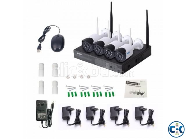 Digital Waterproof IR CCTV NVR Camera System large image 0