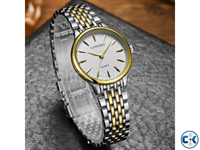 Original LONGBO 80302L Two Tone Watch for men large image 0