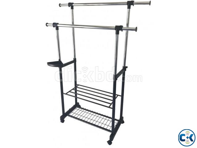 APPAREL DOUBLE HANGER RACK - DOUBLE RACK  large image 0