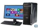 Desktop Computer Core2duo 500GB 2GB with 17 LED Monitor