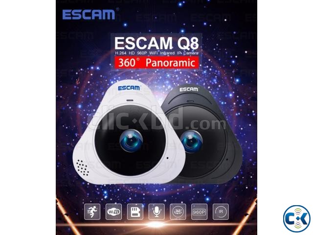 Q8 HD 1.3MP Panoramic Security IP Camera large image 0