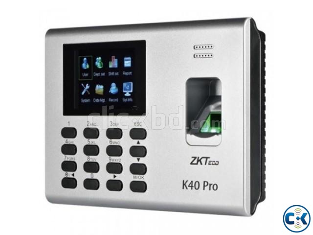 ZKTECO K40 FINGERPRINT AND TIME ATTENDANCE TERMINAL large image 0