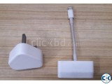 iPhone original power adapter VGA out device
