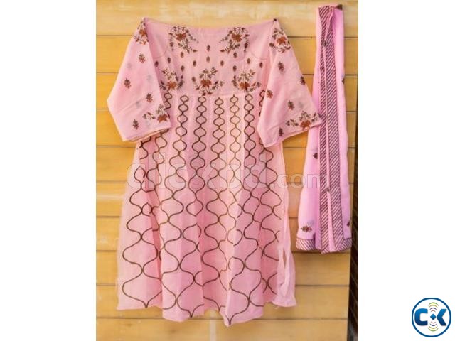 Pink Long Party Dress large image 0