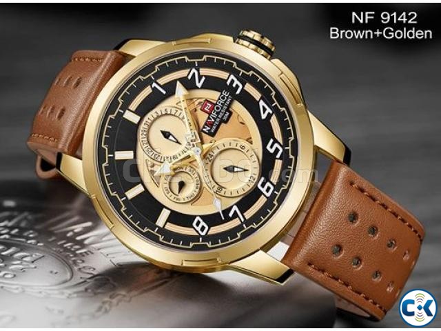 NAVIFORCE Watch Golden 9142 large image 0