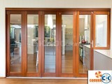 SAUDI ARABIA ENTRANCE ALUMINUM FOLDING DOORS BY COMMITMENT