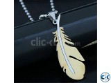 Leaf Design Men s Locket with Chain