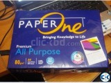 Double A Copy Paper A4 80GSM 102–104%.Brightness