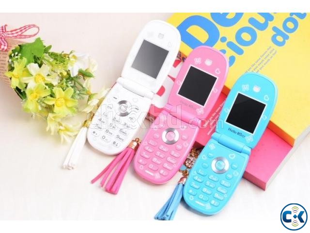 Hello Kitty Womens Stylish Folding Mobile large image 0