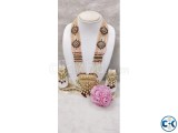 Royal Kundan Haar 01 Feather White