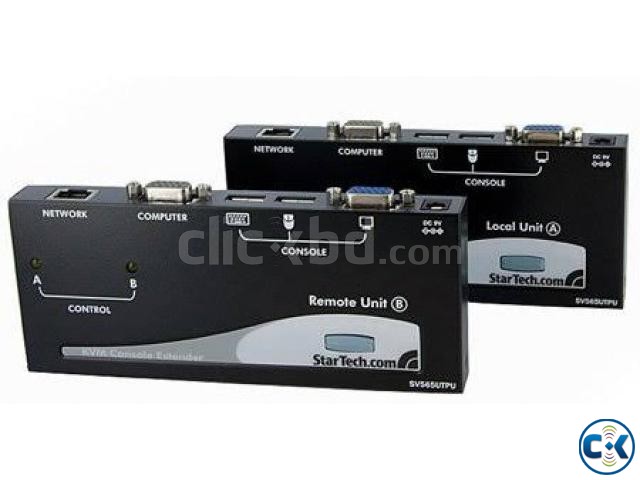 USB VGA KVM Console Extender 500 foot Over CAT5 UTP large image 0