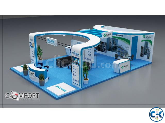 Exhibition Stall Fabrication Kiosk Pavilion Trade Fair Stall large image 4