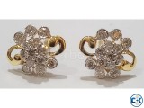 Diamond with Gold Earring 40 OFF