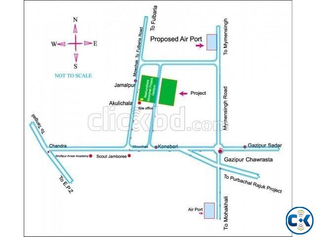 Boshundhara Mouchak land for sale two adjancat plots ready large image 0