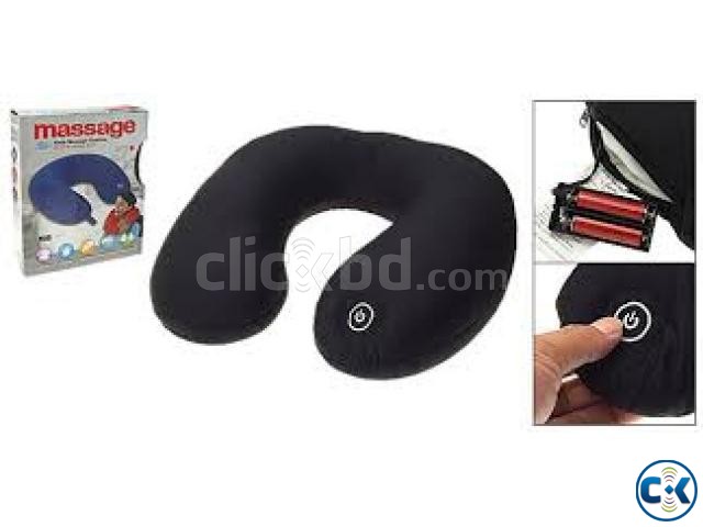 Neck Massager Pillow Vibrating Massage Cushion large image 0