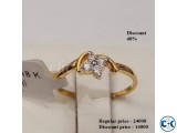 Diamond with Gold Ring 40 OFF