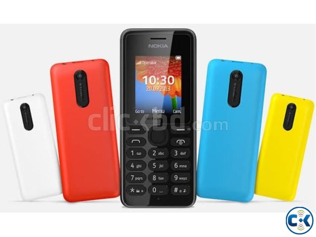 New Nokia Asha 108 2 sim Full Box large image 0