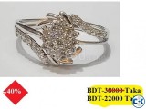 Diamond with Gold Ring 40 OFF