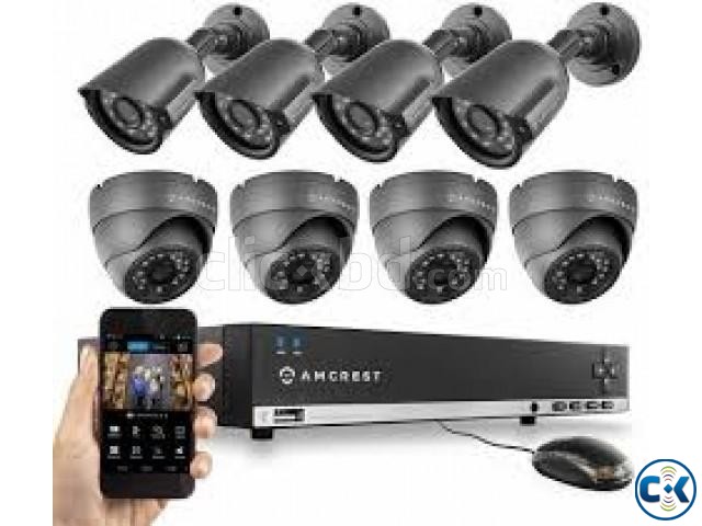 মেগা অফার 3PIC CCTV Camera 4 Channel DVR 250 GB CABLe large image 0