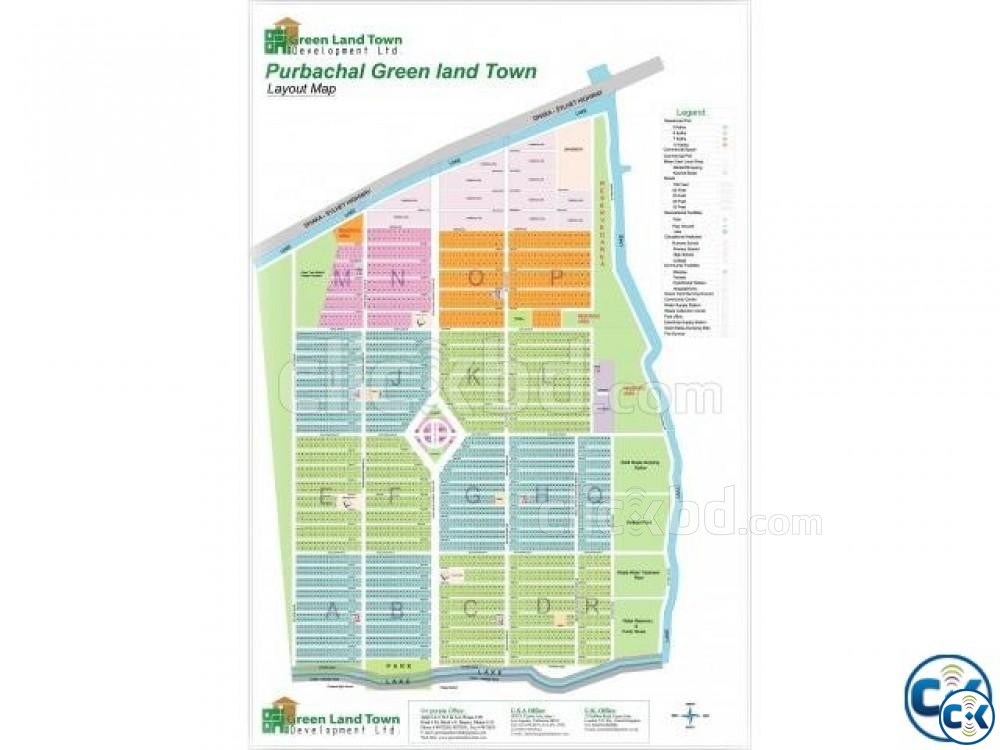 5 Katha Plot at Purbachal Green Land Town large image 0