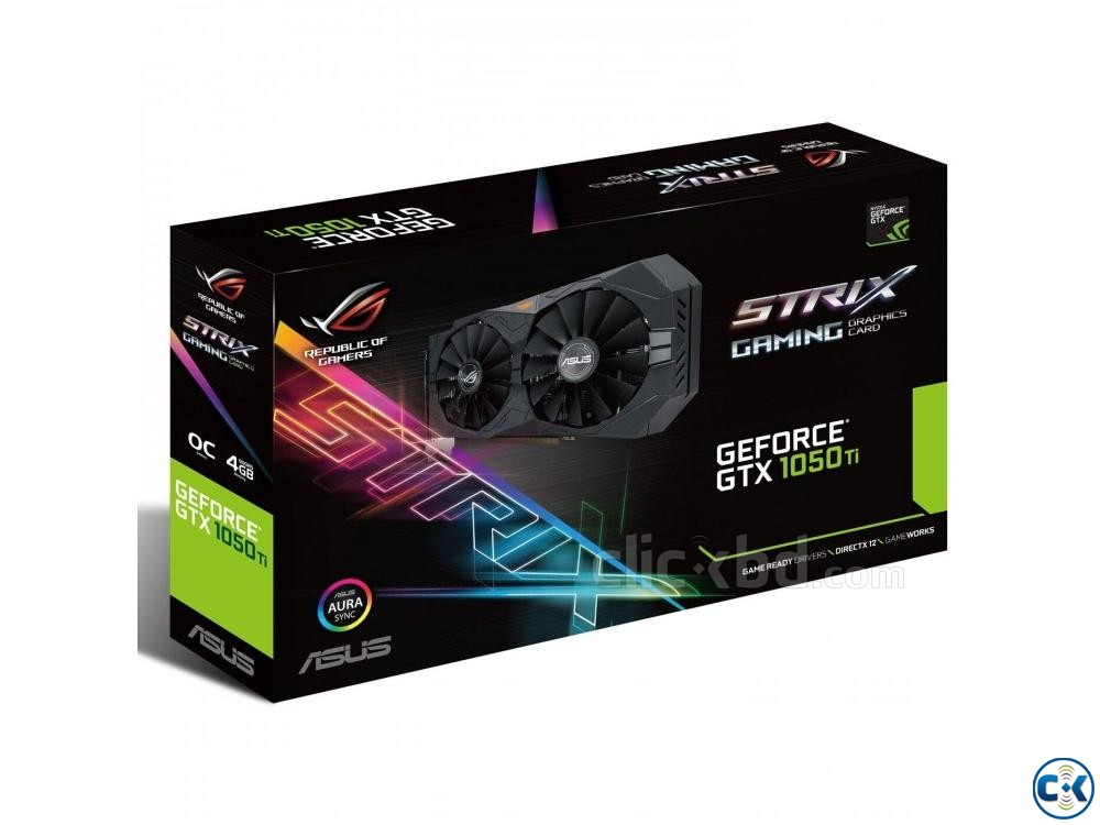 ROG Strix GeForce GTX 1050 Ti OC edition 4GB GDDR5 large image 0