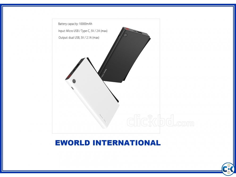 Original Baseus 10000mAh Powerbank With Digital Display large image 0