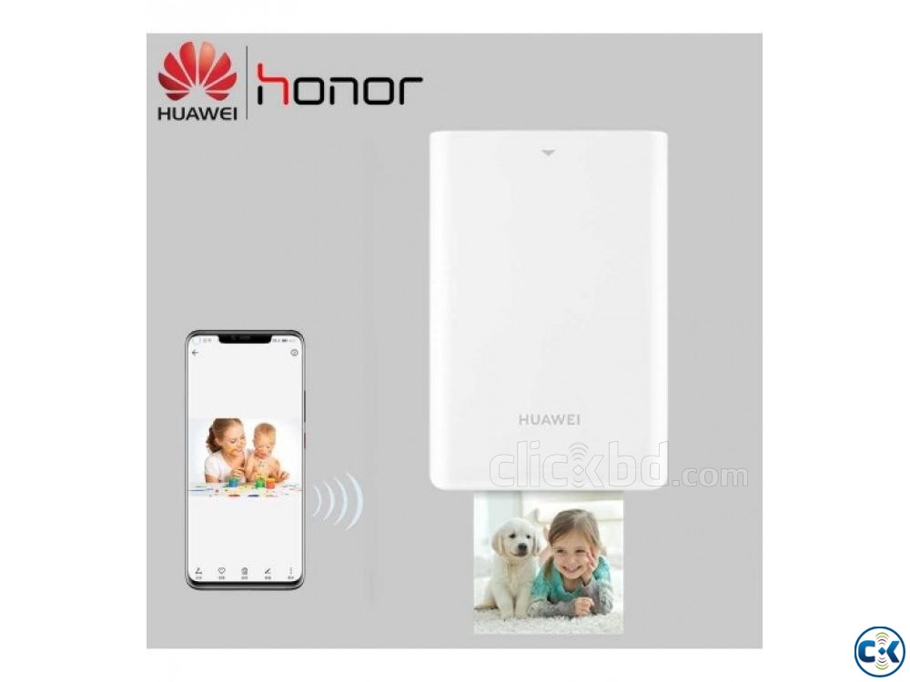 Huawei Mini Photo Bluetooth Printer Pocket Printer large image 0