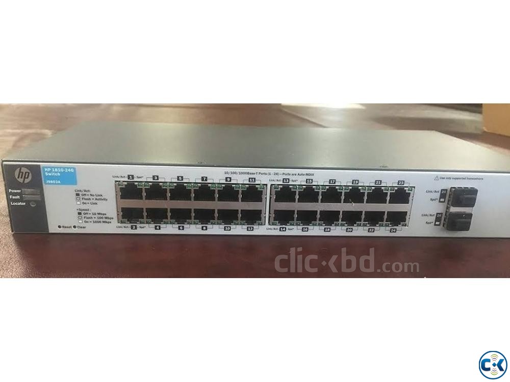 HP 1810-24G v2 Gigabit SFP Rack-Mountable Switch J9803A  large image 0