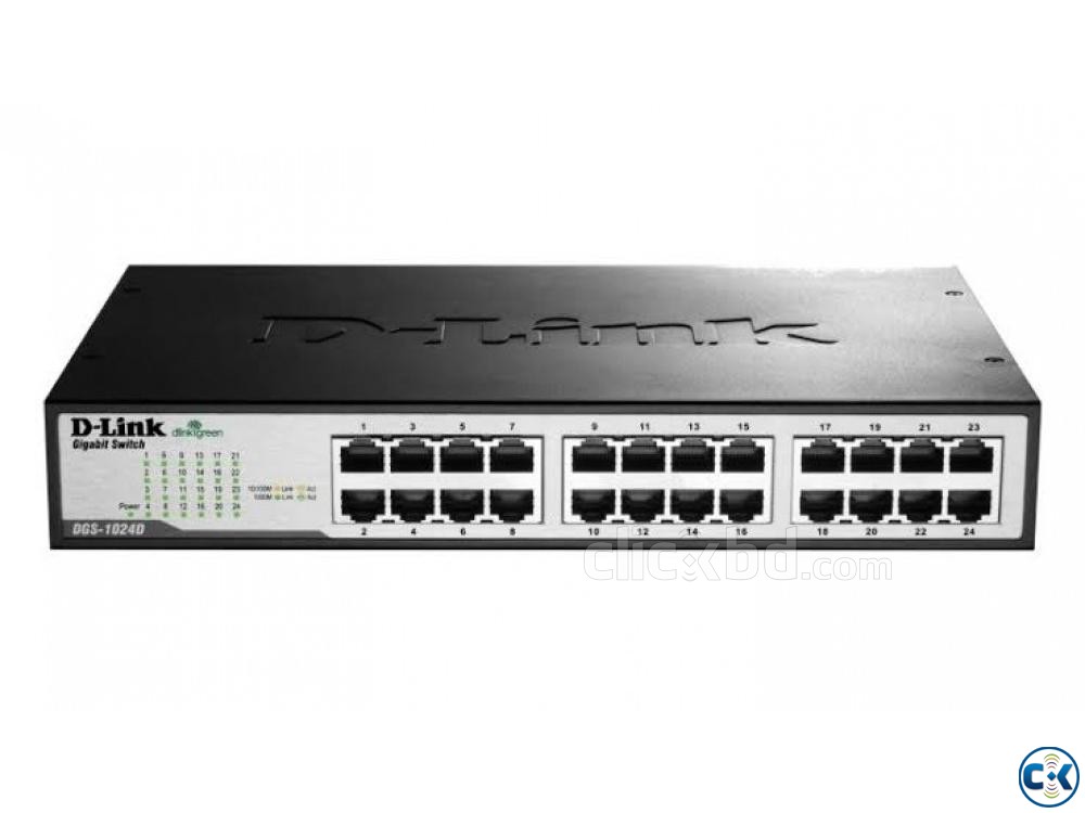 D-Link-24-Port-Gigabit-Unmanaged-Desktop-Rackmount-Switch-DG large image 0