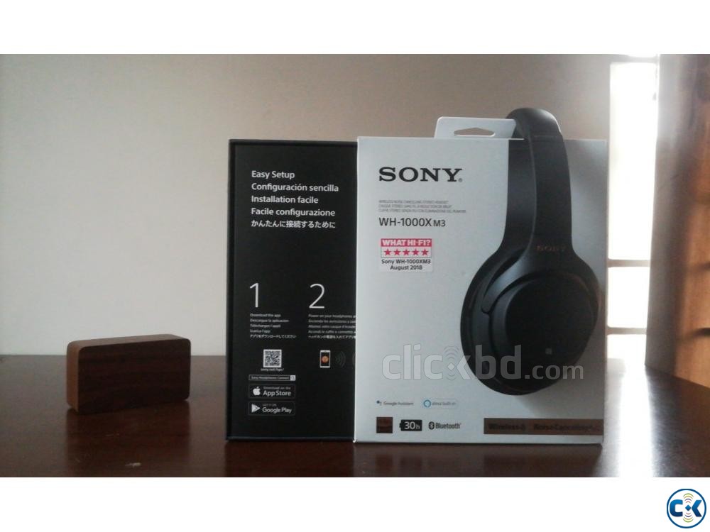 SONY WH-1000XM3 WIRELESS ACTIVE NOISE CANCELING HEADPHONES large image 0