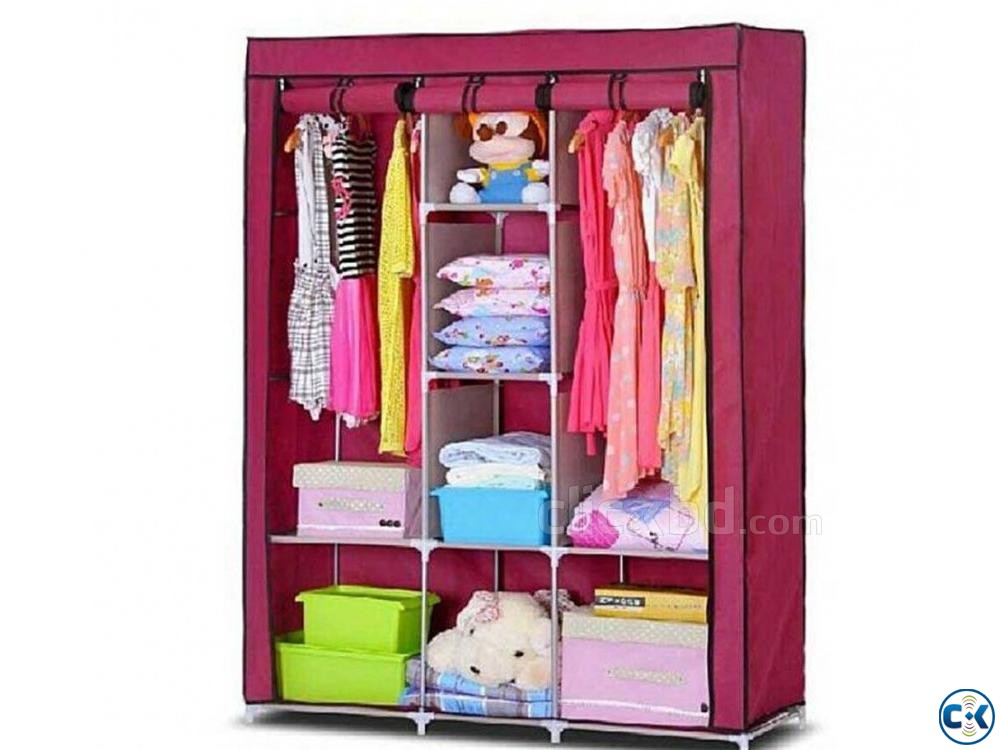 Royaldeals HCX-88130 Cotton Collapsible Wardrobe large image 0