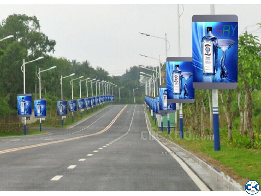 Billboard LED Screen Umbrella Police Booth Bus stop Rent large image 0