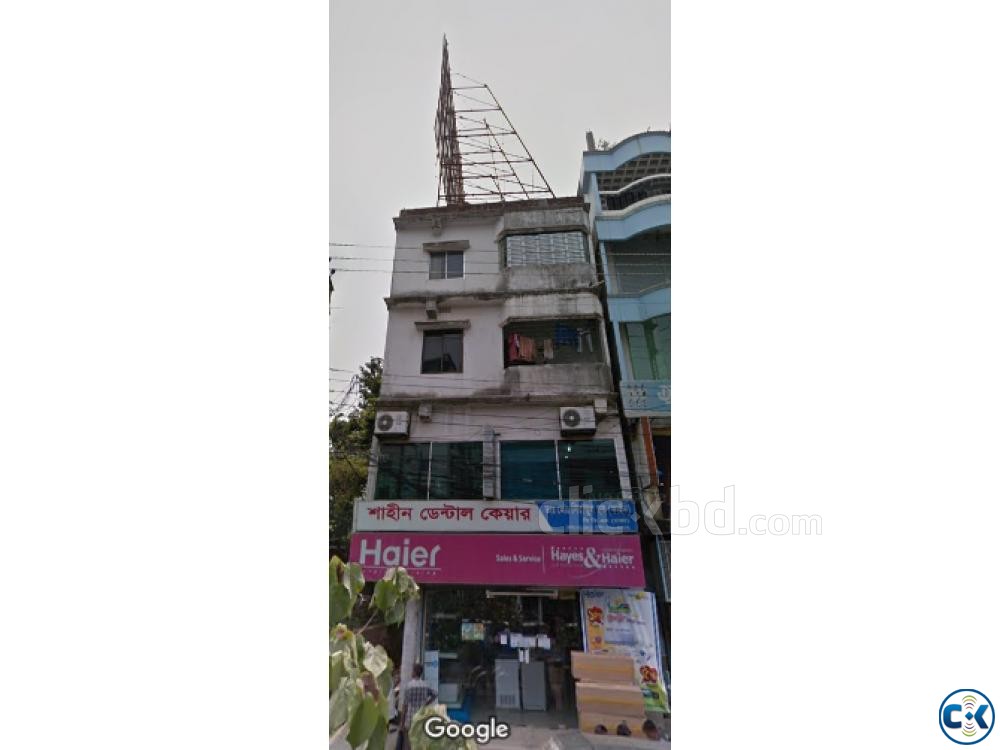 Land Building for Sale in Bogura ৪.৫ শতক ৪ তলা বিল্ডিং large image 0