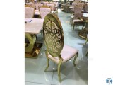 SHINY GOLD STAINLESS STEEL CHAIR