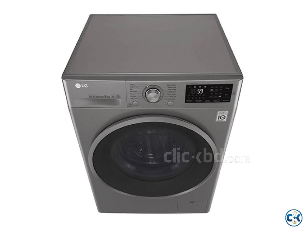 LG 8 KG FRONT LOAD WASHING MACHINE F4J6TNP8S large image 0