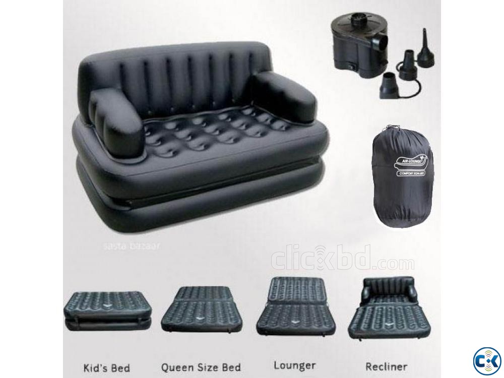 5 in 1 Air Bed Sofa Cum Bed New Version large image 0