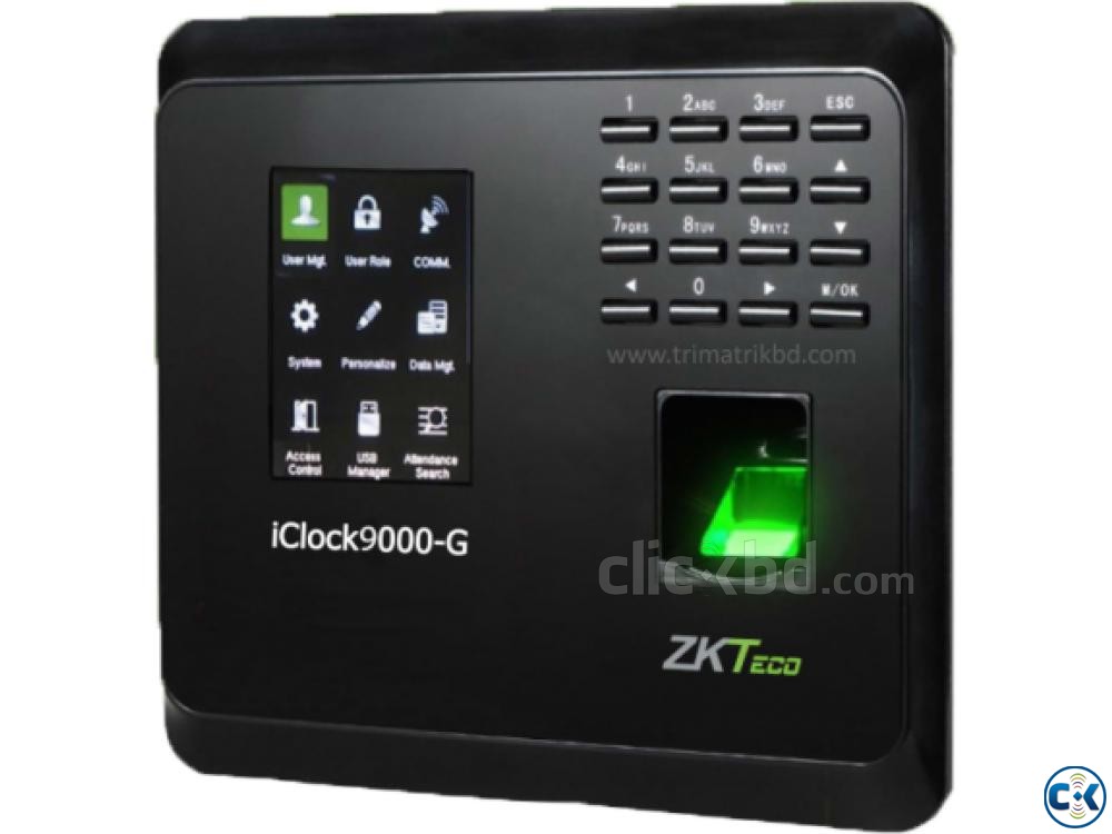 ZKTeco iClock9000-G Time Attendance Terminal with Access Con large image 0