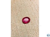 Natural ruby gemstone