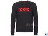 Original Hugo Boss Regular-fit sweatshirt with reverse-logo