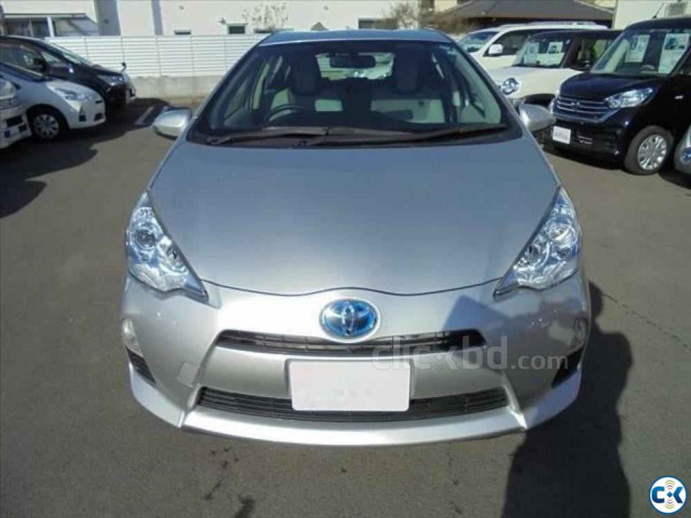 TOYOTA AQUA L KEY SILVER 2014 large image 0