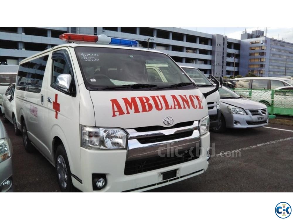 TOYOTA AMBULANCE GL PACK D.A C WHITE 2014 large image 0