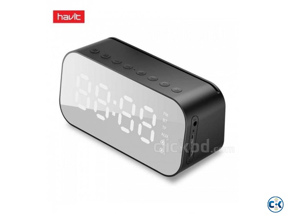 HAVIT MX701 Bluetooth Speaker Alarm Clock Wireless large image 0
