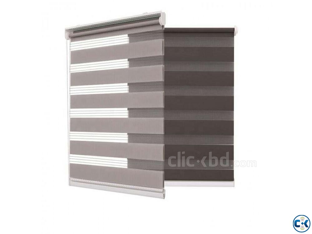 Zebra Roller Blinds Dual Shade Roller Curtains পর্দা large image 0
