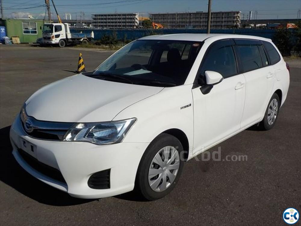 Toyota Fielder X-PKG WHITE COLOR 2014 large image 0