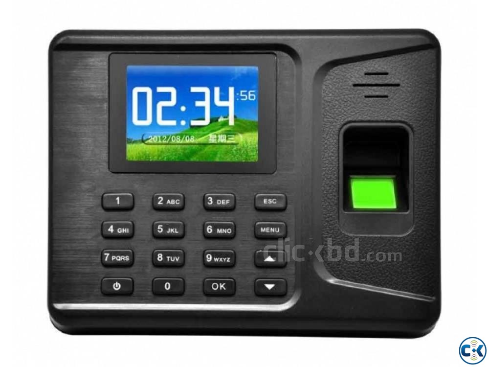 Fingerprint RFID card time attendance system large image 0