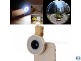 6 In 1 Selfie LED Flash Clip Fish Eye Lens Macro 01611288488