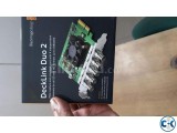 Blackmagic deck link duo 2 capture card