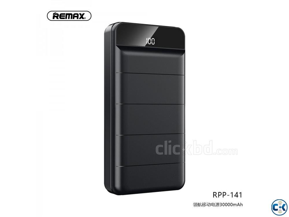 Original REMAX 30000mAh Digital Display Powerbank RPP-141 large image 0