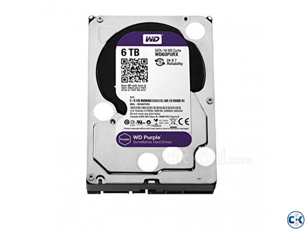 6TB WD surveillance hard disk large image 0