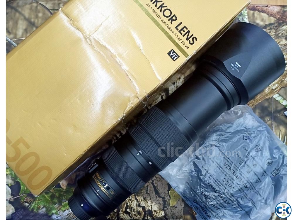 Nikon AF-S 200-500mm VR Professional TelePhoto Zoom Lens large image 0